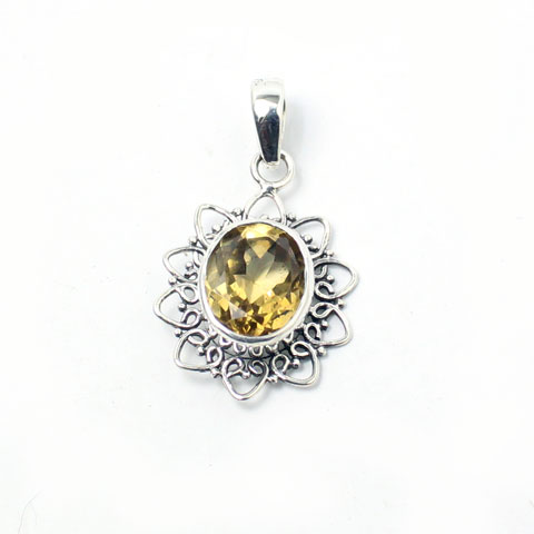 Bali silver pendant