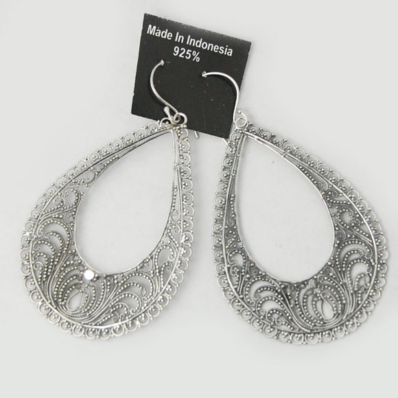 Bali silver Jewelry earring wholesale
