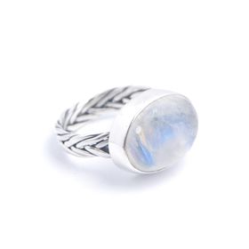 Amazonite gemstone ring