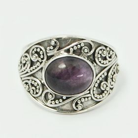 Amazonite gemstone ring