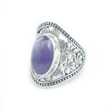 Amazonite gemstone ring