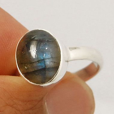 Amazonite gemstone ring