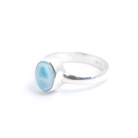 Amazonite gemstone ring