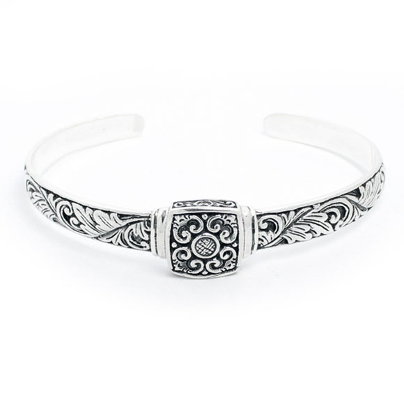 Bali unique silver turquois bracelet