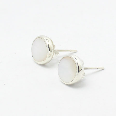 bali silver shell earring