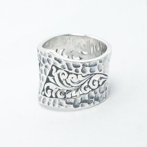 Bali unique silver ring